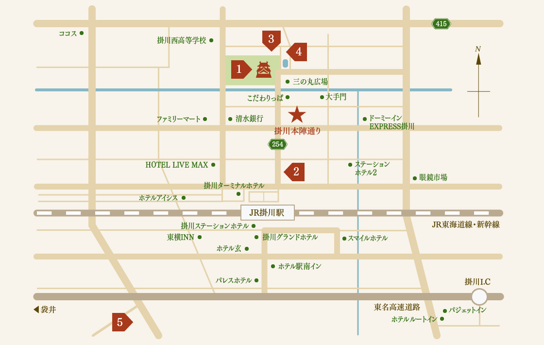 周辺マップ